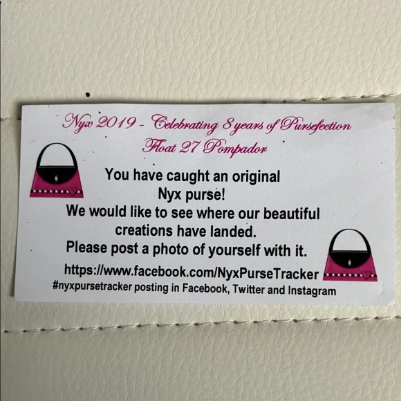 New Orleans Mardi Gras Krewe of Nyx Purse - Picture 3 of 4